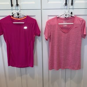 Nike Dri-fit and New Balance athletic shirt bundle